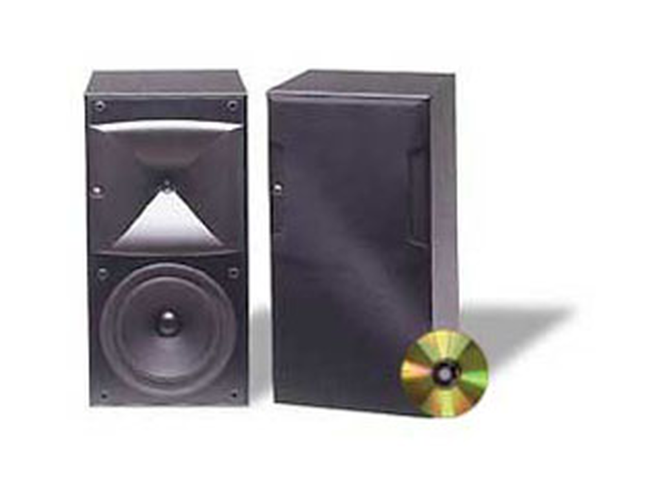 HLS 610 - Black - 6 1/2 inch 2-Way Bookshelf - Hero